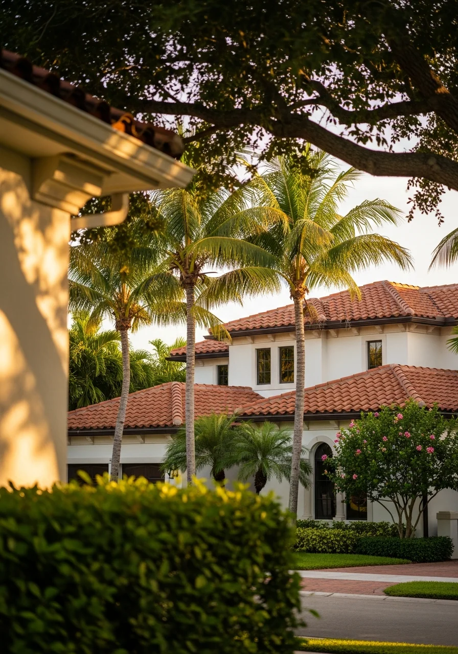 Fort Lauderdale residential home with mature landscaping and typical neighborhood architecture.